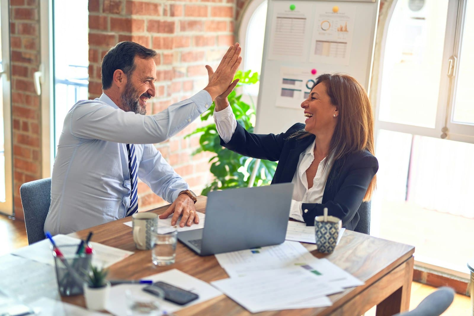 Real estate brokerage team working through a lead pipeline