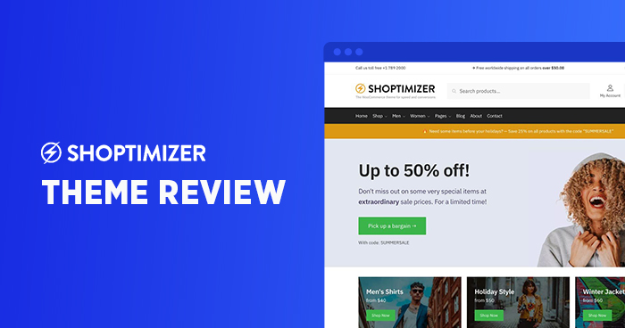 Shoptimizer E-commerce theme